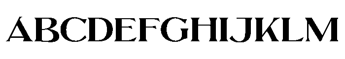 ChateauGrande Expanded Font UPPERCASE