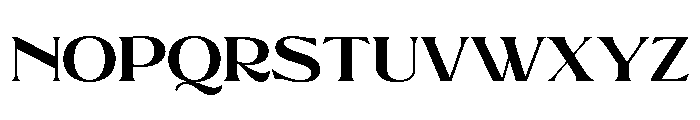 ChateauGrande Expanded Font UPPERCASE