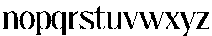 ChateauGrande Normal Font LOWERCASE
