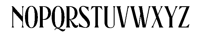 ChateauGrande SemiCondensed Font UPPERCASE