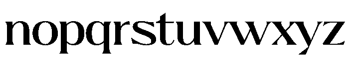 ChateauGrande SemiExpanded Font LOWERCASE