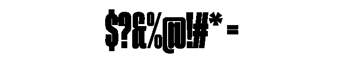 ChauffeurCompressed Black Font OTHER CHARS