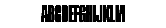 ChauffeurCompressed Black Font UPPERCASE