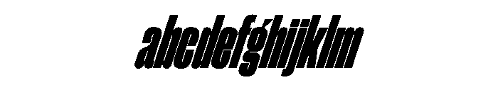 ChauffeurCompressed BlackItalic FONT