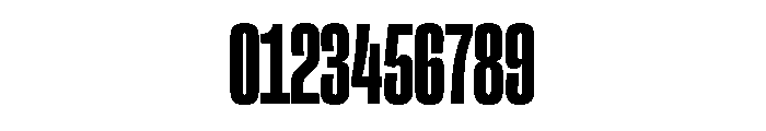 ChauffeurCompressed Bold Font OTHER CHARS