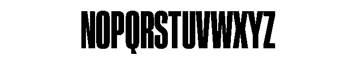 ChauffeurCompressed Bold Font UPPERCASE