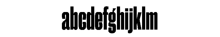ChauffeurCompressed Bold FONT