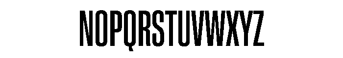 ChauffeurCompressed Medium Font UPPERCASE