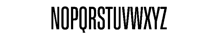 ChauffeurCompressed Regular Font UPPERCASE