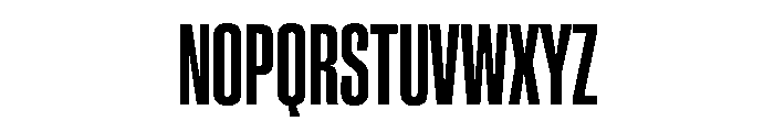 ChauffeurCompressed Semibold Font UPPERCASE