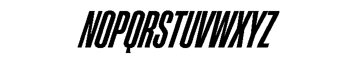 ChauffeurCompressed SemiboldItalic Font UPPERCASE
