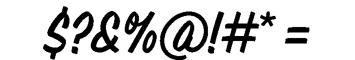 ChaumontScript Regular Font OTHER CHARS