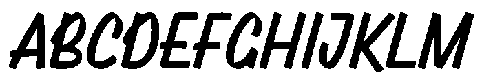 ChaumontScript Regular Font UPPERCASE
