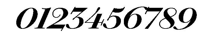 Chiswick Deck Bold Italic Font OTHER CHARS