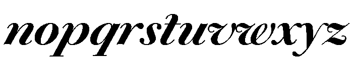 Chiswick Deck Bold Italic Font LOWERCASE