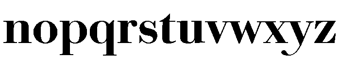 Chiswick Deck Bold Font LOWERCASE