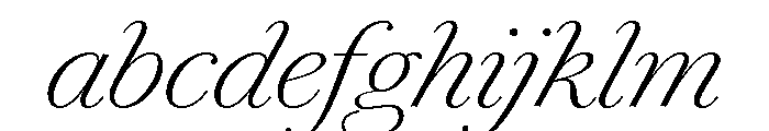 Chiswick Deck Extralight Italic FONT