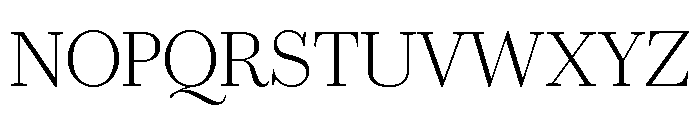 Chiswick Deck Extralight Font UPPERCASE