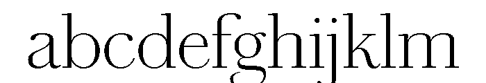 Chiswick Deck Extralight FONT