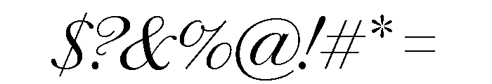 Chiswick Deck Light Italic Font OTHER CHARS