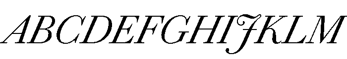 Chiswick Deck Light Italic Font UPPERCASE