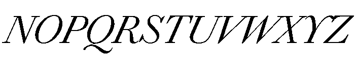 Chiswick Deck Light Italic Font UPPERCASE