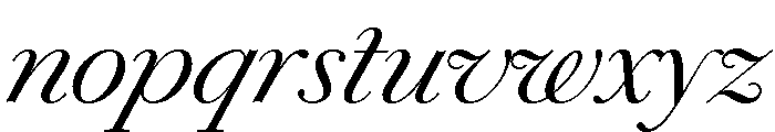 Chiswick Deck Light Italic Font LOWERCASE