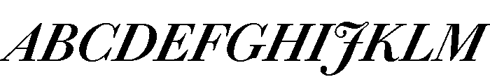 Chiswick Deck Semibold Italic Font UPPERCASE