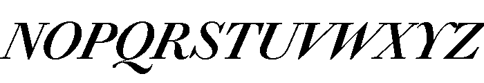 Chiswick Deck Semibold Italic Font UPPERCASE