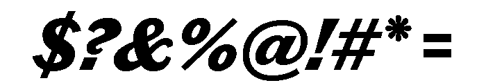 Chiswick Grotesque Black Italic Font OTHER CHARS