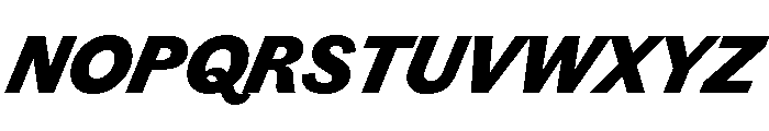 Chiswick Grotesque Black Italic Font UPPERCASE