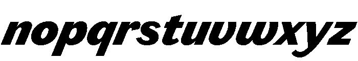Chiswick Grotesque Black Italic Font LOWERCASE