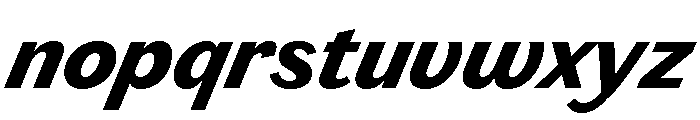 Chiswick Grotesque Bold Italic Font LOWERCASE