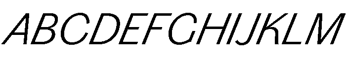 Chiswick Grotesque Light Italic Font UPPERCASE