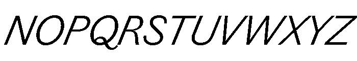 Chiswick Grotesque Light Italic Font UPPERCASE