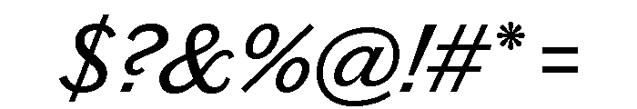 Chiswick Grotesque Regular Italic Font OTHER CHARS