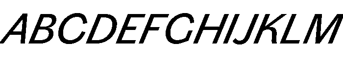 Chiswick Grotesque Regular Italic Font UPPERCASE