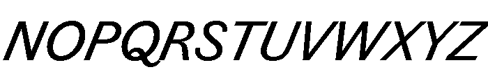 Chiswick Grotesque Regular Italic Font UPPERCASE