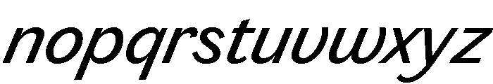 Chiswick Grotesque Regular Italic Font LOWERCASE