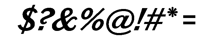 Chiswick Grotesque Semibold Italic Font OTHER CHARS