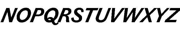 Chiswick Grotesque Semibold Italic Font UPPERCASE