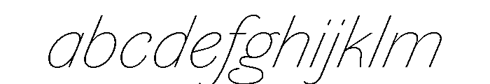 Chiswick Grotesque Thin Italic FONT