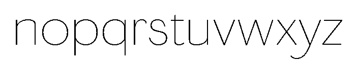 Chiswick Grotesque Thin Font LOWERCASE