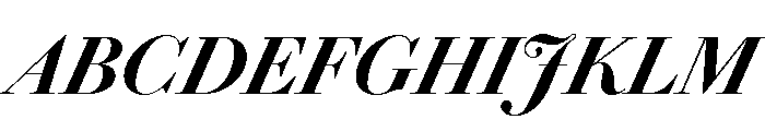 Chiswick Headline Bold Italic Font UPPERCASE