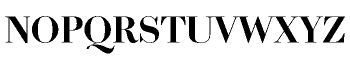 Chiswick Headline Bold Font UPPERCASE