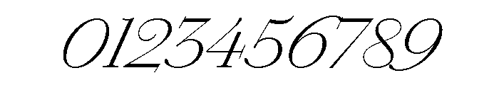 Chiswick Headline Extralight Italic Font OTHER CHARS
