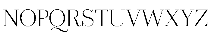 Chiswick Headline Extralight Font UPPERCASE