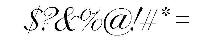 Chiswick Headline Light Italic Font OTHER CHARS