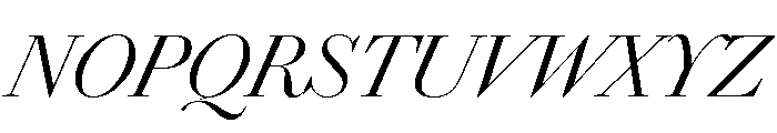 Chiswick Headline Light Italic Font UPPERCASE