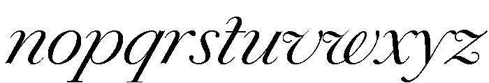 Chiswick Headline Light Italic Font LOWERCASE